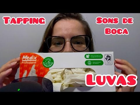 ASMR Tapping, Sons de boca e Luvas #asmr