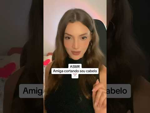 #asmr cortando seu cabelo #haircut #satisfying