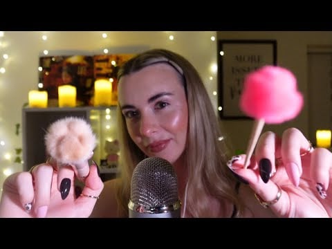 ASMR touching your face until you fall asleep 😴🌙
