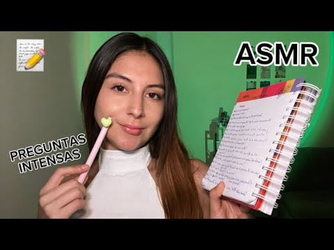 ASMR ROLEPLAY / PSIQUIATRA TE HACE PREGUNTAS INTENSAS para conocerte 🧠