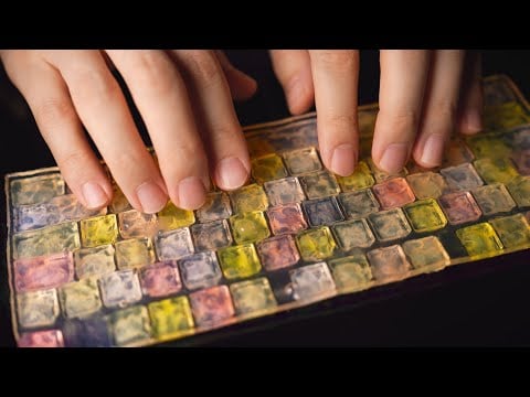 ASMR 100% Real Jelly Keyboard Sounds (Not AI)