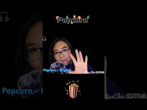 ASMR FAST AND AGGRESSIVE TRIGGER WORDS - POP / POPCORN (Fast Hand Movements & Mouth Sounds) 🍿🎉