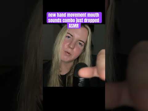 ASMR Unique Hand Movements and Mouth Sounds #asmr #mouthsounds #handmovements