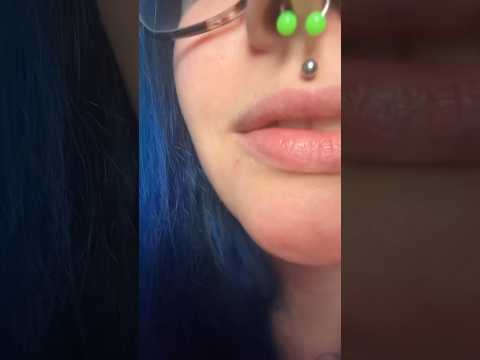 that got a bit weird 😳full on ✅⏰ #asmrhair #gumchewing #asmr #shorts
