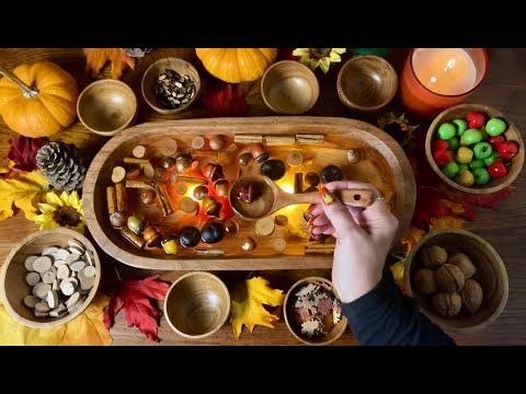 ASMR Autumnal Wood Soup! (No talking Version) Request~Making fantasy soup with all wooden items.