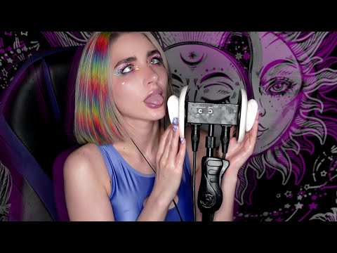 ASMR Ear licking 💋3dio💋 Ear licking, ear eating, mouth sounds, kissing