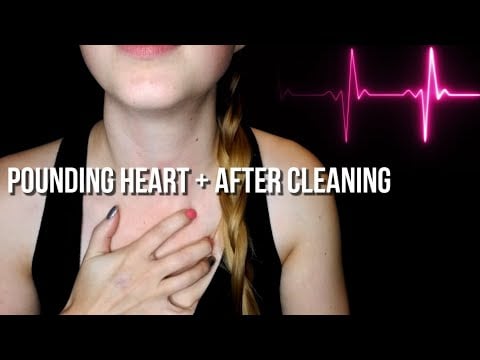 Female Breathing & Heartbeat + Relaxing Hand Visuals After Cleaning [ASMR]