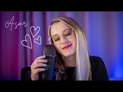 ASMR FAZENDO OS TRIGGERS QUE EU MAIS GOSTO ♥ | OS SONS MAIS RELAXANTES PRA DORMIR RÁPIDO | BLUE YETI