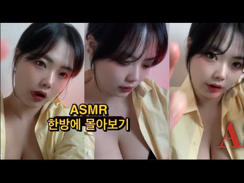 ASMR #19|  ASMR 한방에 몰아보기 /팅글/트리거/ trigge/Tingle