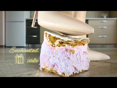 5 High Heels vs. Enchanted Cake! 🍰 Oddly Satisfying Food Crushing! ASMR