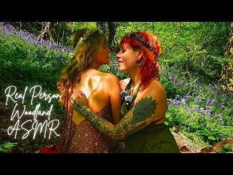 ASMR Real Person Back Tracing🪻BLUEBELL WOODS GUIDED MEDITATION ASMR| Deep relaxing sleep [WHISPERS]