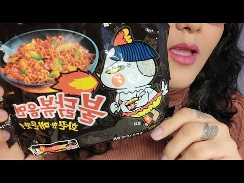 ASMR Comiendo el ramen más picante 🌶
