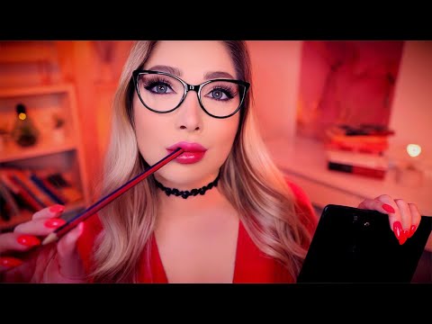 ASMR Flirty Teacher Wants To See You After Class ✏️ VERY Personal Questions, Writing Sounds