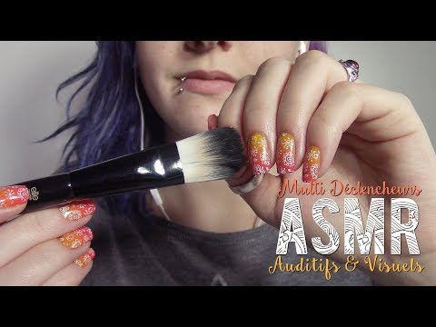 ASMR Français ~ Multi déclencheurs auditifs & visuels *No Talking*