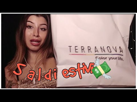 🇮🇹ASMR ITA• ACQUISTI CON I SALDI ESTIVI 💸#Asmrhaul #saldi