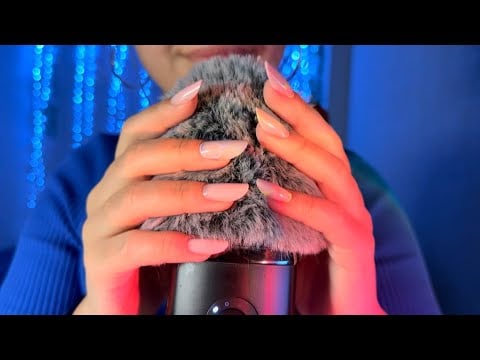 [ASMR] Fluffy Mic Scratching (No Talking, Relaxing Sounds, Sleep Aid) ❤️