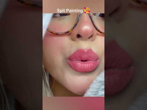 🫧 Tu psicóloga te observa muy de cerca 💋 Spit Painting ASMR