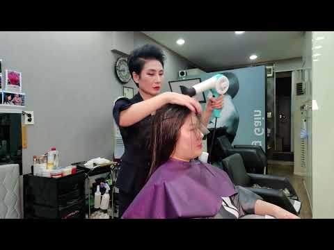 Korean ASMR: Fast-Paced Hair Styling for Dynamic Relaxation and Calm 💇‍♀️💨