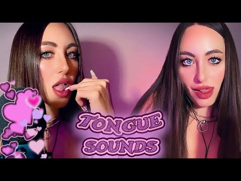 ASMR {Pure Tongue Sounds with Visual Triggers} Mouth Sounds For Your Relaxation | Fast and Intense