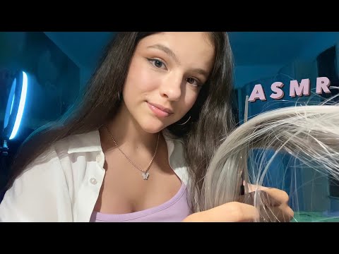 АСМР Настоящая ПАРИКМАХЕРСКАЯ 💇🏻‍♀️ / Ролевая игра ✂️ *стрижка волос, расчёсывание*