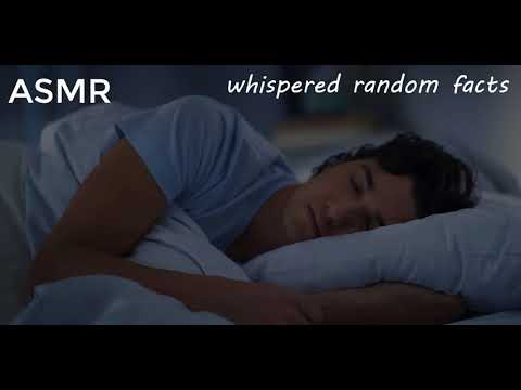 [ASMR] Whispered Random Facts For Sleep