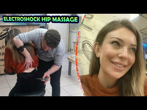 FEMALE EZGI ELECTROSHOCK HIP MASSAGE & LOUD CRACK & Asmr back,waist,ax,head,neck,foot,leg massage