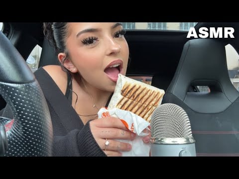 #ASMR - MUKBANG TACOS EN VOITURE 😴