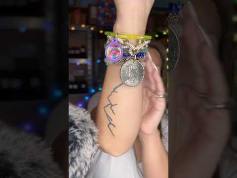 asmr/ a kid at heart 💜 Rosie’s bracelet and mine! #asmrjewelry #bestlifebybrooke #jewelry #girlhood
