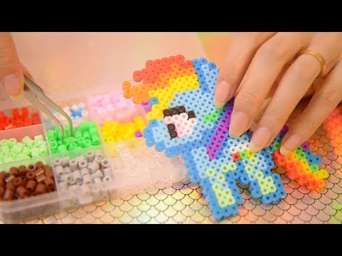 ASMR Relaxing Pixel Art Beads ( No Talking)