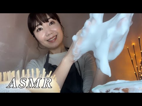 【ASMR】🫧泡たっぷりのシャンプー＆ヘッドマッサージ🫧🫧【ロールプレイ】