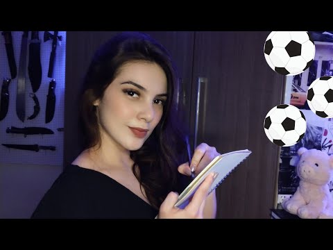 ASMR CONTRATANDO VC P UM TIME DE FUTEBOL ⚽ - Mori Yumi