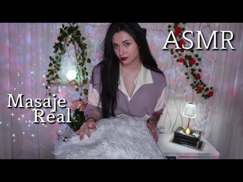 ASMR MASAJE REAL MUY RELAJANTE 💖 ASMR PARA DORMIR