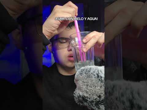 ASMR CON HIELO Y AGUA! #asmr #relax #short #shorts #tendencia #youtubeshorts #YouTube #viral