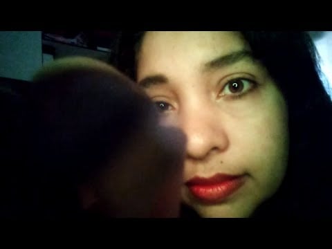ASMR Tirando sua sobrancelha| Muitos toques na tela com a pinça