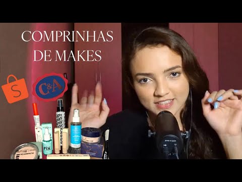 ASMR voz suave e makes novas