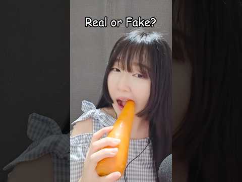 Real or Fake?🍌📝🥕🥯 #asmr#asmrsounds #asmrrelaxing #asmrtingles #asmrsleep #relax #tingles #whispers