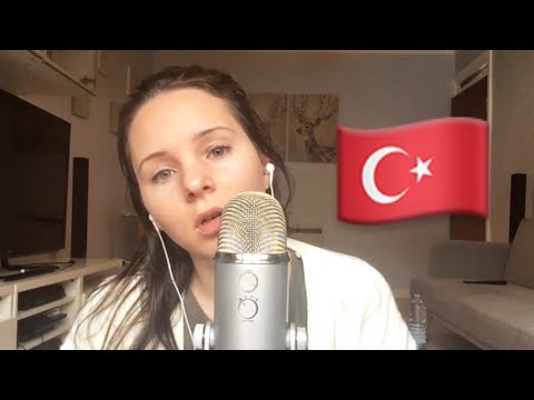 🇹🇷Turkish ASMR Türkçe Trigger Words + Long Nail Tapping & Many Sounds