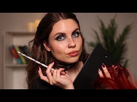 ASMR Alt Girl Plays with Your Hair and Sketches You in the Class