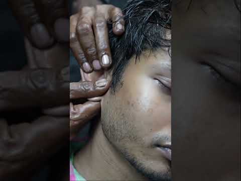 Experience the Power of Touch: ASMR Barber's Neck & Shoulder Therapy #shorts