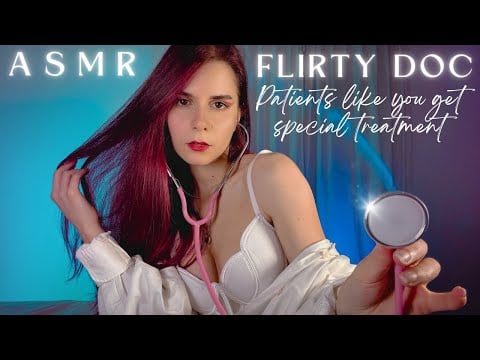 ASMR Roleplay - Doctor Exam 💋 Kisses and Personal Attention 👩🏻‍⚕️