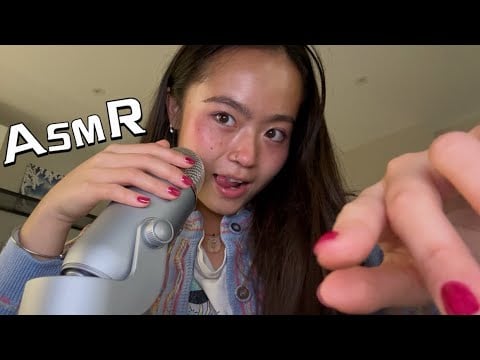 ASMR you will TINGLE✨mouth sounds, fabric scratching, mic triggers+++