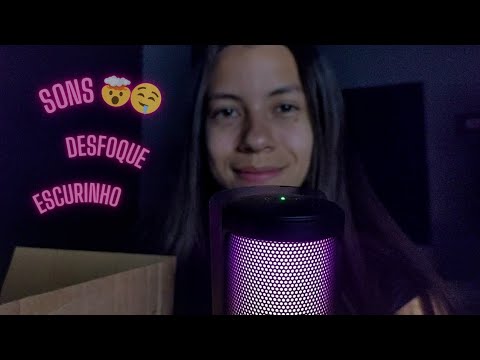 ASMR Escurinho, Sussurros e Sons • COM RGB 🌈👄🌑