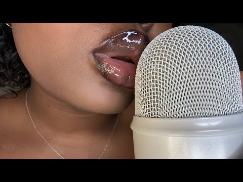 4K ASMR~ Mic Kisses & Wet Mouth Sounds