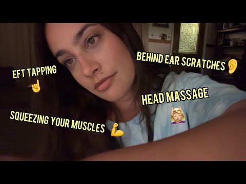 Fast & Aggressive ASMR Massage (Behind Ear Scratches, Body Specific Triggers, Vigorous Head Massage)