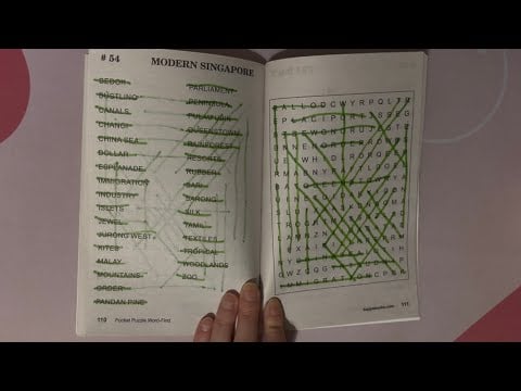 ASMR Doing #54 In Word-Finds