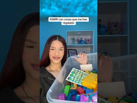 ASMR con cosas que me han regalado 🎁 #asmrshort #asmr