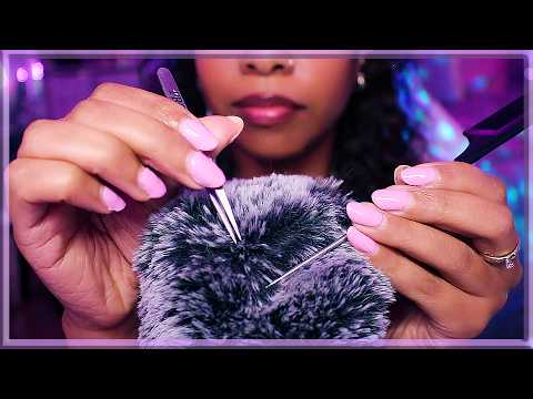 ASMR ✨ 1 HOUR BUG SEARCHING & PLUCKING 🐞 Light Mouth Sounds (No Talking)