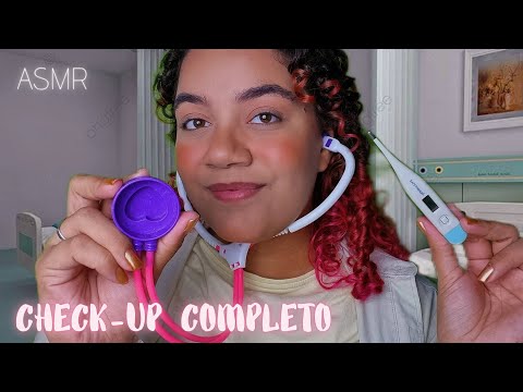 ASMR FAZENDO SEU CHECK-UP COMPLETO 👩‍⚕️✅