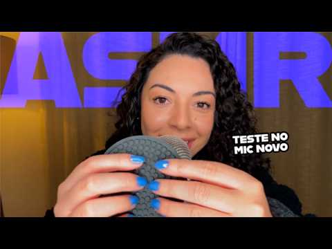 ASMR Sons Relaxantes e Sussurros 😴 Testando Microfone Novo