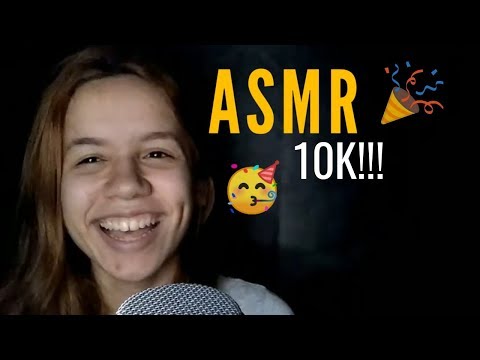 ASMR LIVE COMEMORAÇÃO DE 10K🎊🎉 copinho + rolo de papel higiênico